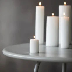 House Doctor Heimdekor|Kerzen Und Led-Kerzen|Stumpenkerze, Weiß