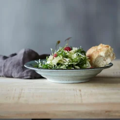 House Doctor Geschirr|Geschirr|Suppenteller/Schüssel, Rustic, Grau/Blau