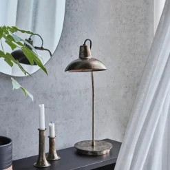 House Doctor Schlafzimmerbeleuchtung|Beleuchtung|Table lamp, HDDesk, Antique brown