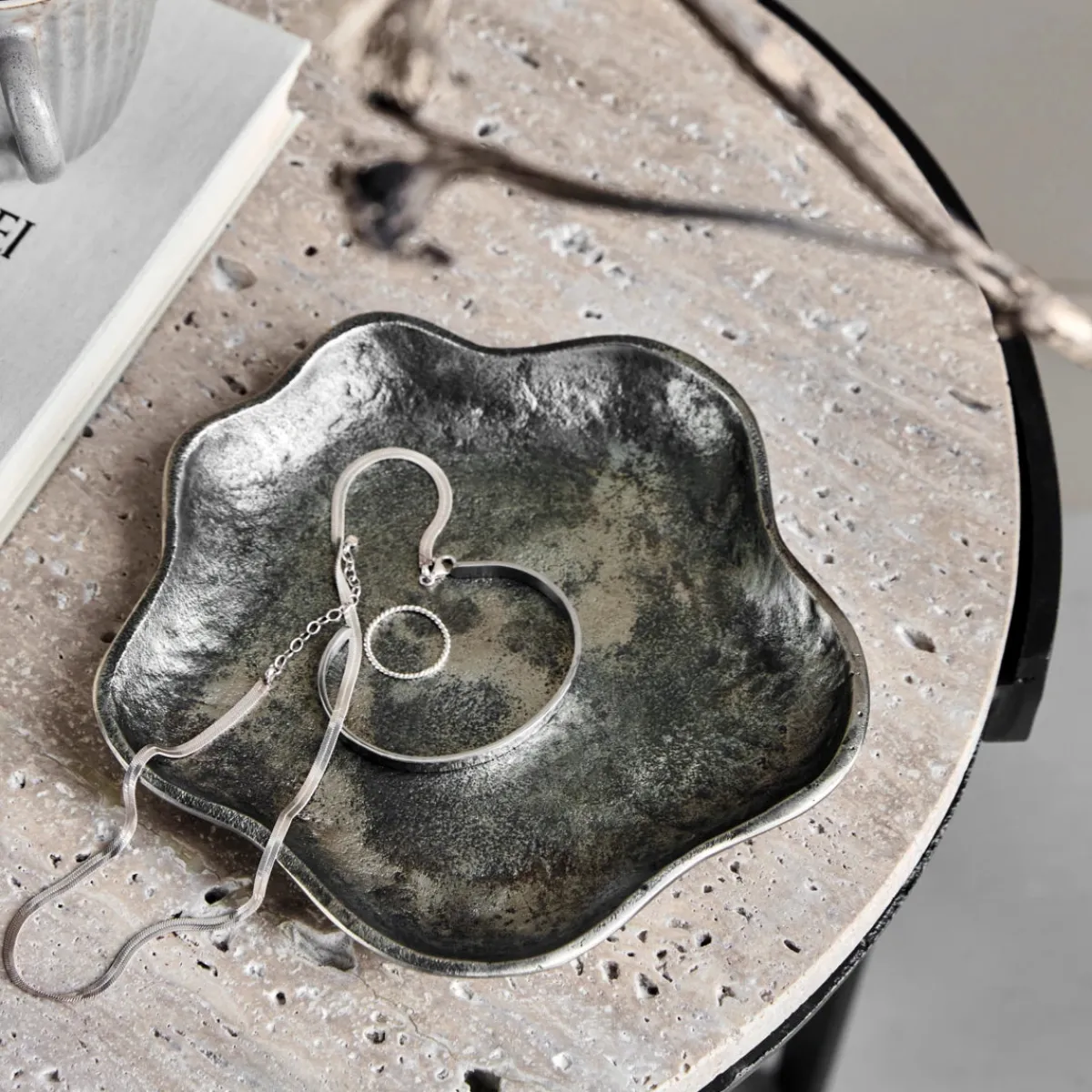 House Doctor Heimdekor|Tabletts|Tablett, HDTalas, Antik-Metall