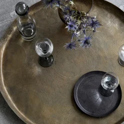 House Doctor Heimdekor|Tabletts|Tablett, Jhansi, Antikes Messing-Finish