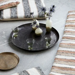 House Doctor Heimdekor|Tabletts|Tablett, Jhansi, Antikes Messing-Finish