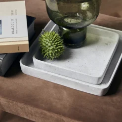 House Doctor Heimdekor|Tabletts|Tablett, Retra, Grau