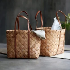 House Doctor Aufbewahrung|Aufbewahrung|Tasche, Beach, Braun