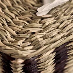 House Doctor Badezimmeraccessoires|Aufbewahrung Im Badezimmer|Taschentuchbox, HDClean, Natur;Braun