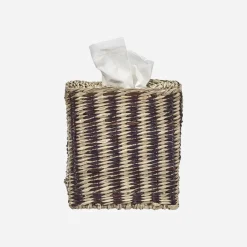 House Doctor Badezimmeraccessoires|Aufbewahrung Im Badezimmer|Taschentuchbox, HDClean, Natur;Braun