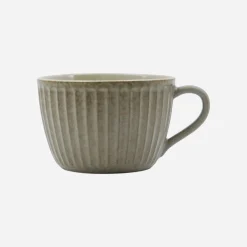 House Doctor Geschirr|Geschirr|Tasse, HDPleat, Grau/braun