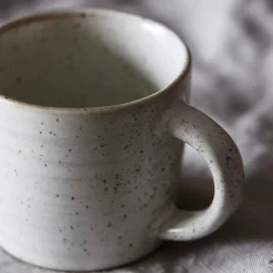 House Doctor Geschirr|Geschirr|Tasse, Pion, Grau/ weiß