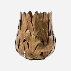 House Doctor Heimdekor|Teelichthalter Und Kerzenständer|Teelichthalter, HDLuka, Antik-Gold