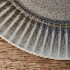 House Doctor Geschirr|Geschirr|Teller, HDPleat, Grau/braun