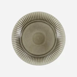 House Doctor Geschirr|Geschirr|Teller, HDPleat, Grau/braun