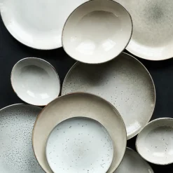 House Doctor Geschirr|Geschirr|Teller, Lake, Grau