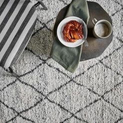 House Doctor Heimtextilien|Teppiche|Teppich, HDCruz, Creme und Grau