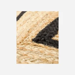 House Doctor Heimtextilien|Teppiche|Teppich, HDDenta, Schwarz;Natur