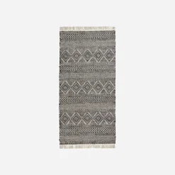 House Doctor Heimtextilien|Teppiche|Teppich, HDEthnic, Schwarz;Natur