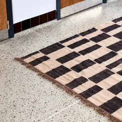 House Doctor Heimtextilien|Teppiche|Teppich, HDGraph, Schwarz;Natur