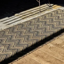 House Doctor Heimtextilien|Teppiche|Teppich, HDMonta, Natur;Schwarz