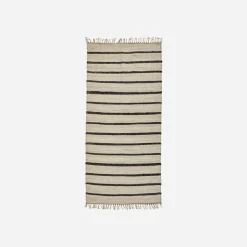 House Doctor Heimtextilien|Teppiche|Teppich, HDSima, Schwarz/Natur