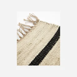 House Doctor Heimtextilien|Teppiche|Teppich, HDSima, Schwarz/Natur