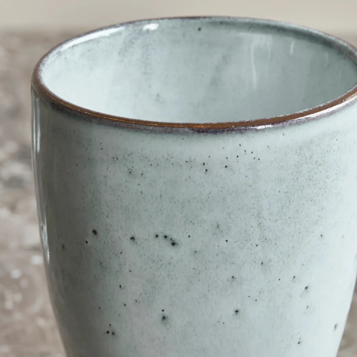 House Doctor Geschirr|Geschirr|Thermobecher, Liss, Hellgrau