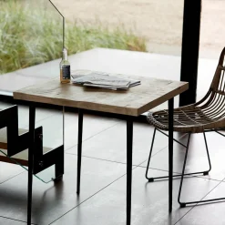 House Doctor Esstische|Esstische|Tisch, Slated, Eisen