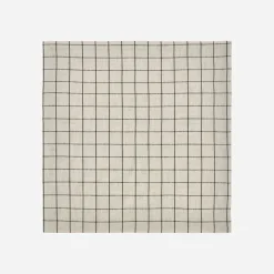 House Doctor Küchentextilien|Küchentextilien|Tischdecke, HDJoin, Schwarz;Off-White