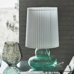 House Doctor Schlafzimmerbeleuchtung|Beleuchtung|Tischlampe inkl. Lampenschirm, Ribe, Grün