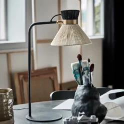 House Doctor Schlafzimmerbeleuchtung|Beleuchtung|Tischleuchte, HDCord, Schwarz