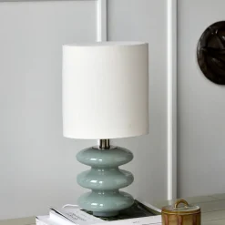 House Doctor Schlafzimmerbeleuchtung|Beleuchtung|Tischleuchte, HDStep, S, Hellblau;Off-White