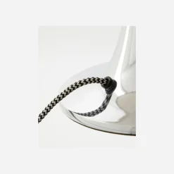 House Doctor Schlafzimmerbeleuchtung|Beleuchtung|Tischleuchte, HDTulip, Silber-Finish