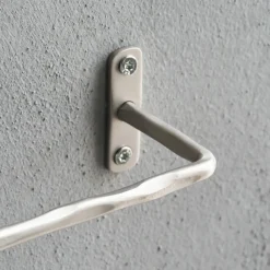 House Doctor Badezimmeraccessoires|Aufbewahrung Im Badezimmer|Toilettenpapierhalter, HDWelo, gebürstetes Silber-Finish