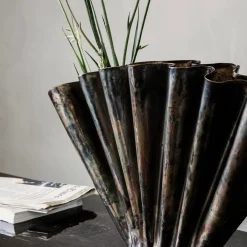 House Doctor Heimdekor|Vasen|Vase, Flood, Antikes braun