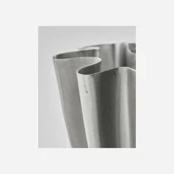 House Doctor Heimdekor|Vasen|Vase, HDFlood, Gebürstetes Silber-Finish