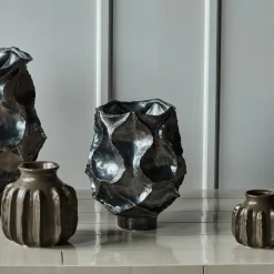 House Doctor Heimdekor|Vasen|Vase, HDWaves, Antik-Metall