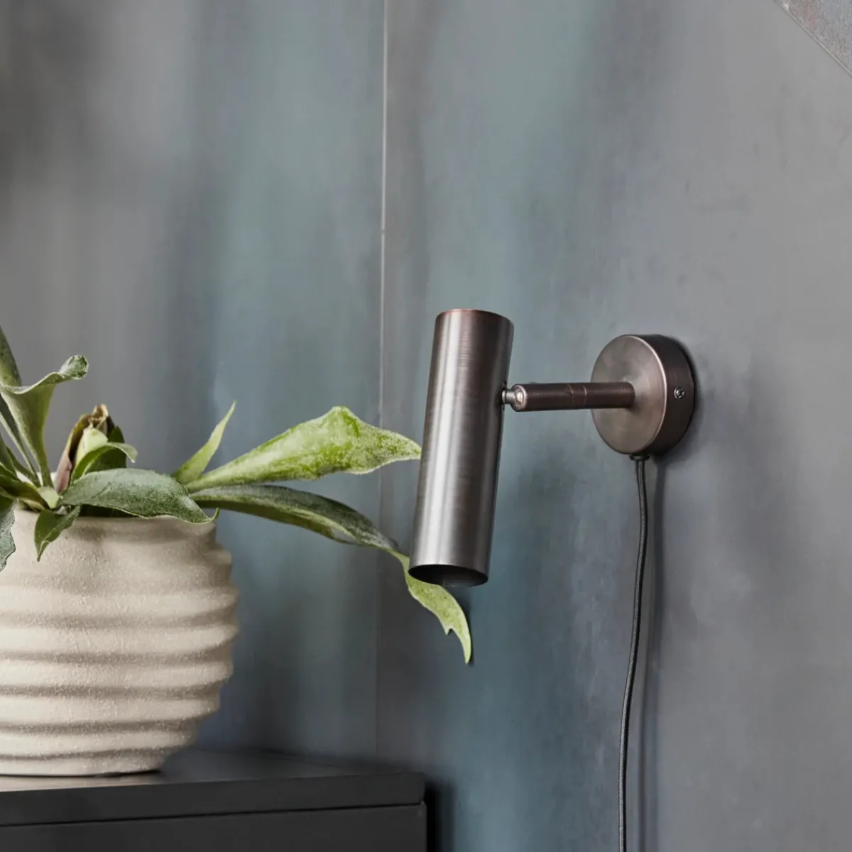 House Doctor Schlafzimmerbeleuchtung|Beleuchtung|Wall lamp, HDNorm, Black antique