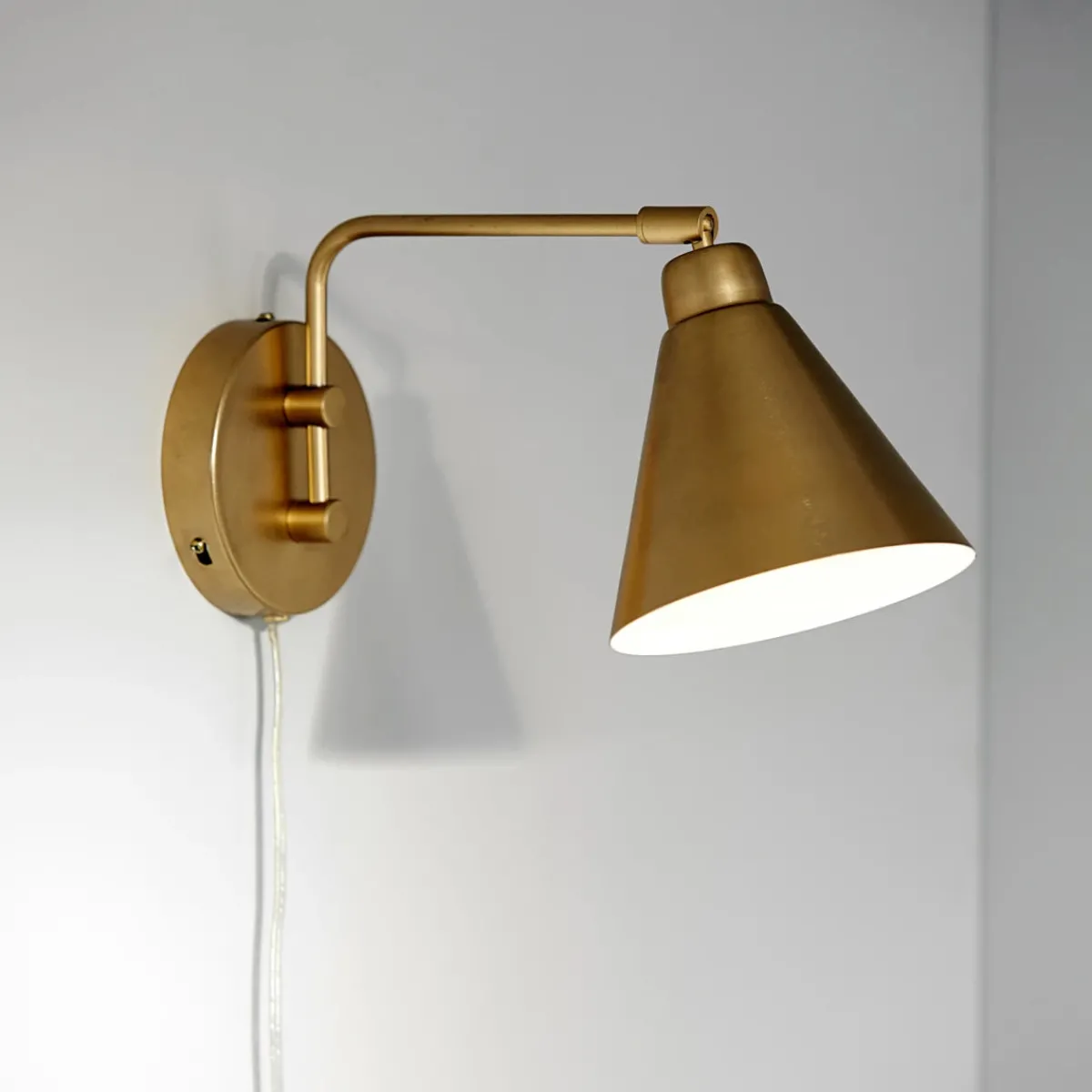 House Doctor Schlafzimmerbeleuchtung|Beleuchtung|Wandleuchte, Game, Messing