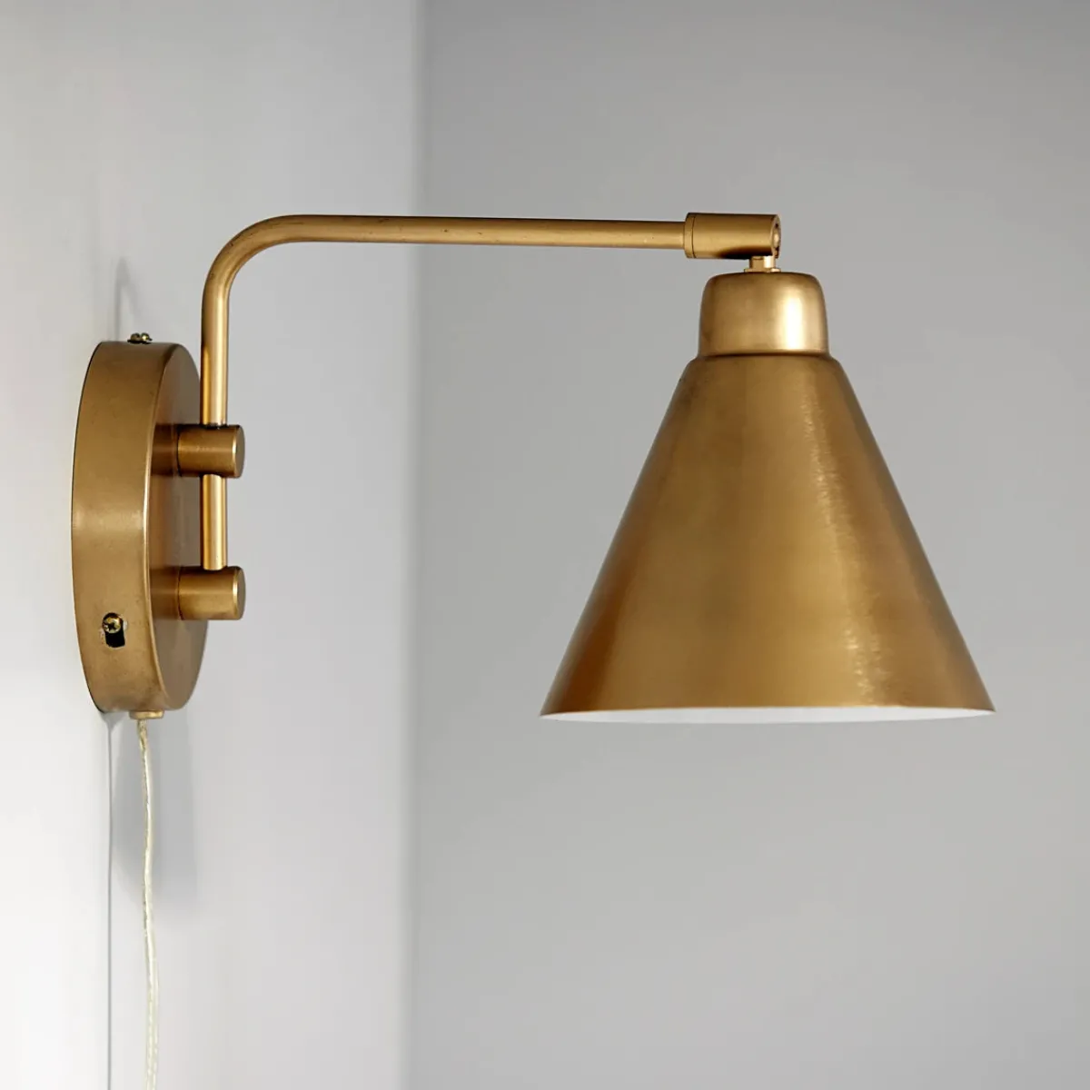 House Doctor Schlafzimmerbeleuchtung|Beleuchtung|Wandleuchte, Game, Messing