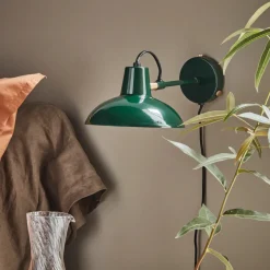 House Doctor Schlafzimmerbeleuchtung|Beleuchtung|Wandleuchte, HDDesk, Grün