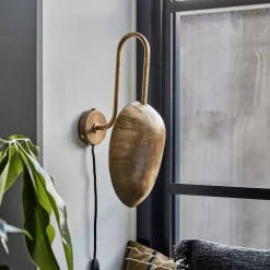 House Doctor Schlafzimmerbeleuchtung|Beleuchtung|Wandleuchte, HDSwan, Antikes Messing