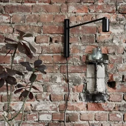 House Doctor Schlafzimmerbeleuchtung|Beleuchtung|Wandleuchte, Norm, Schwarze Antike