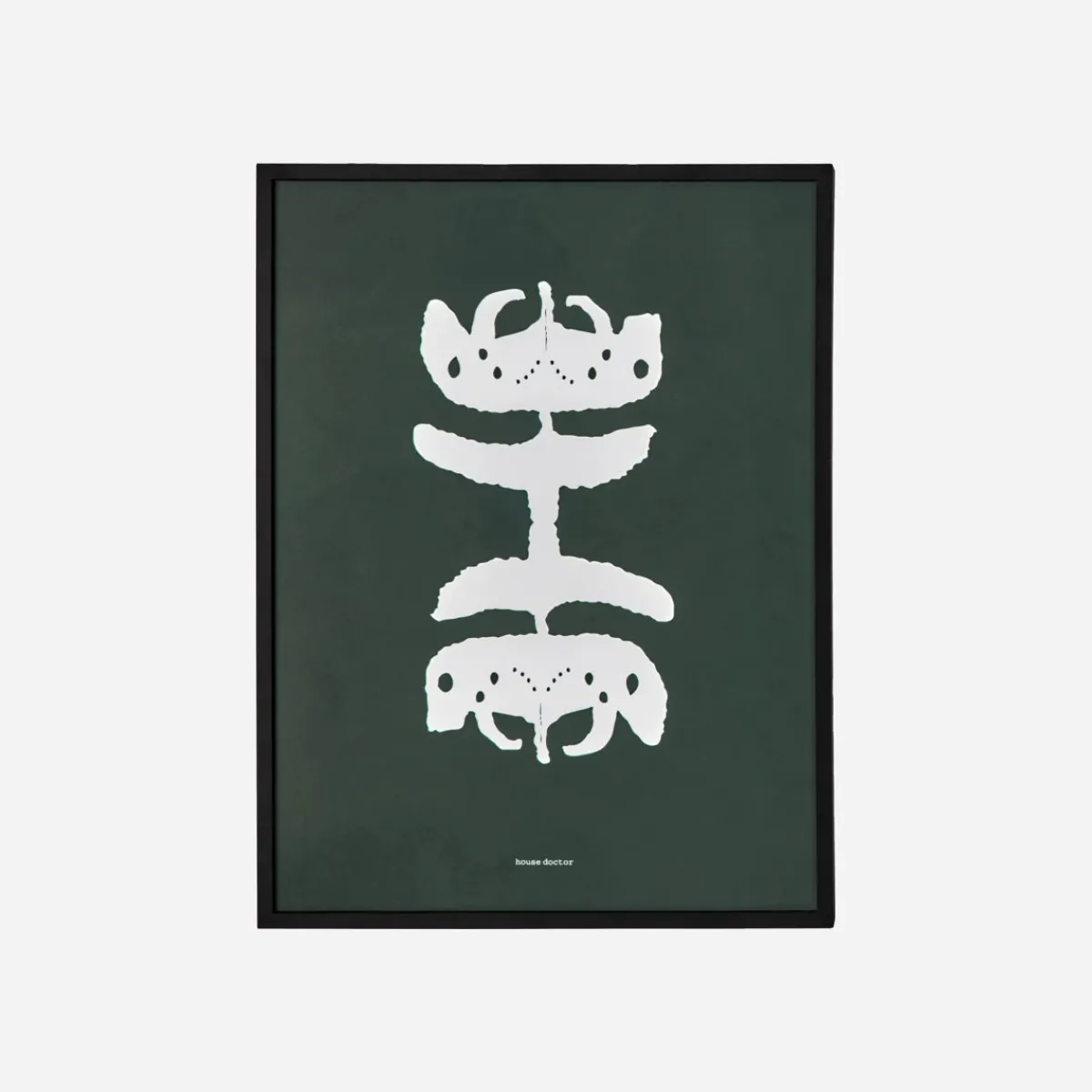 House Doctor Heimdekor|Dekoration|Wandobjekt, HDFairy, Dunkelgrün;Weiß