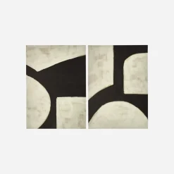 House Doctor Heimdekor|Dekoration|Wandobjekt, HDHape, Schwarz;Off-White