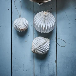 House Doctor Christmas Ornaments|Weihnachtsschmuck, HDAlsta, Off-White;Gold