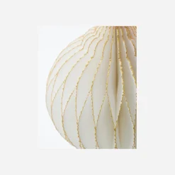 House Doctor Christmas Ornaments|Weihnachtsschmuck, HDAlsta, Off-White;Gold