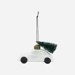 House Doctor Christmas Ornaments|Weihnachtsschmuck, HDCar, Weiß;Silber