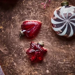 House Doctor Christmas Ornaments|Weihnachtsschmuck, HDHeart and Star, Rot