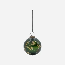 House Doctor Christmas Ornaments|Weihnachtsschmuck, HDLeaf, Grün;Gold