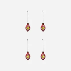 House Doctor Christmas Ornaments|Weihnachtsschmuck, HDNostal, Rot