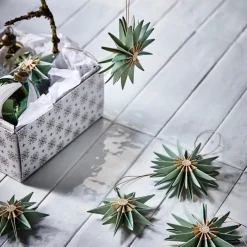 House Doctor Christmas Ornaments|Weihnachtsschmuck, HDStari, Grün;Champagner