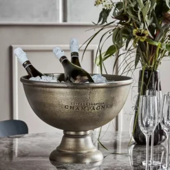 House Doctor Cocktailzubehör|Cocktailzubehör|Weinkühler, HDChamptub, Antikes Messing-Finish